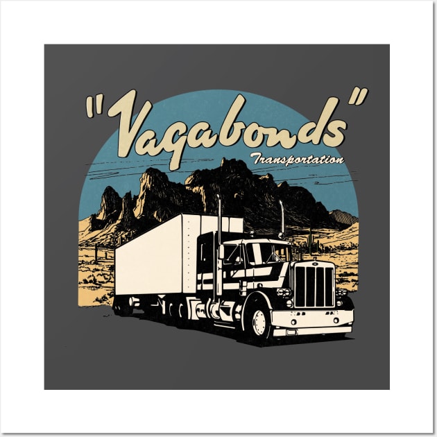 Vintage Trucking Company Wall Art by Kujo Vintage